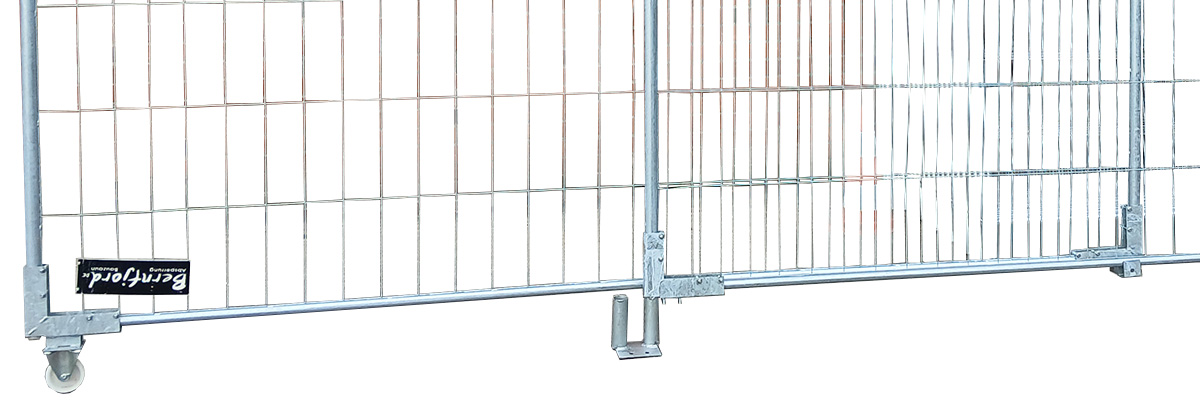 Bernfjord Bauzaun Schiebetor